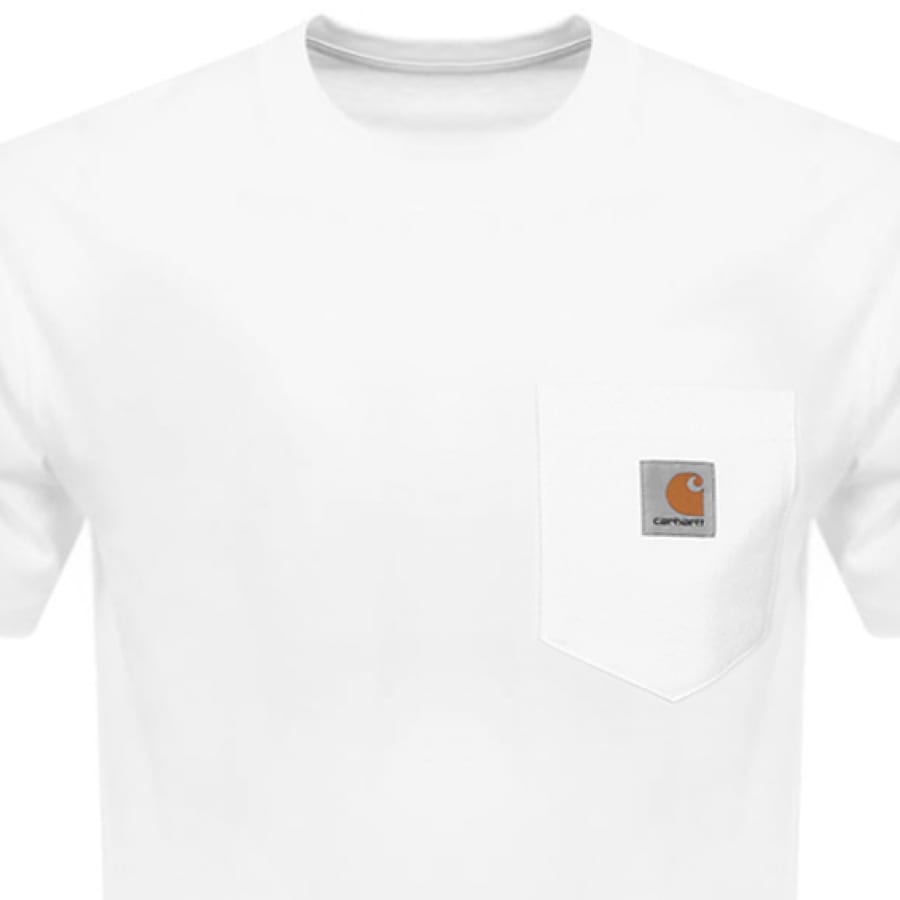 Alternative Image for ProductCarhartt Pocket Short Sleeved T Shirt White2